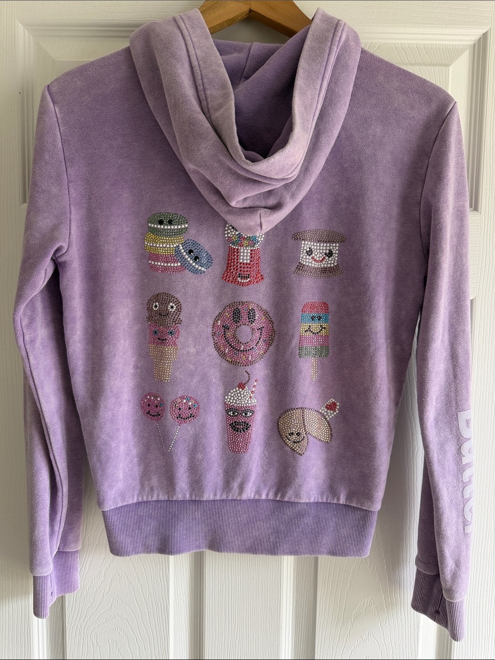 Butter Lavender Tie-Dye Zip Hoodie